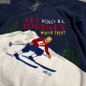 Polo by Ralph Lauren Navy Ski Tourney Fleece